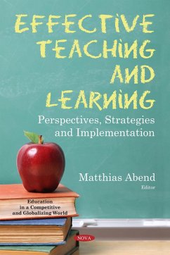 Cover Effective Teaching and Learning: Perspectives, Strategies and Implementation (eBook, PDF)