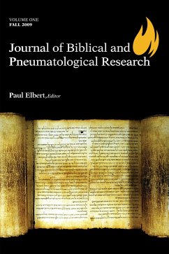 Cover Journal of Biblical and Pneumatological Research (eBook, ePUB)