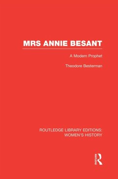 Mrs Annie Besant (eBook, PDF) - Besterman, Theodore