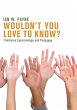 Wouldn't You Love to Know? (eBook, ePUB) - Bild 1