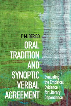 Oral Tradition and Synoptic Verbal Agreement (eBook, ePUB)