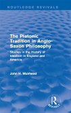 The Platonic Tradition in Anglo-Saxon Philosophy (eBook, ePUB)