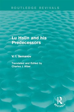 Cover Lu Hsün and his Predecessors (eBook, ePUB)