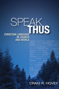 Speak Thus (eBook, ePUB)