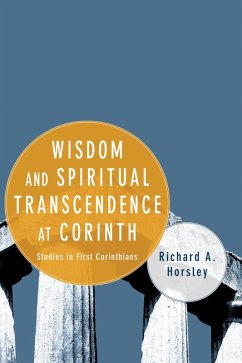Wisdom and Spiritual Transcendence at Corinth (eBook, ePUB)