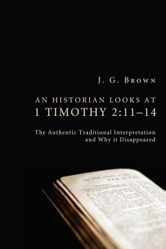 Cover An Historian Looks at 1 Timothy 2:11-14 (eBook, ePUB)