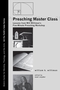 Preaching Master Class (eBook, ePUB) - Willimon, Will