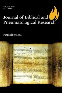 Journal of Biblical and Pneumatological Research (eBook, ePUB)