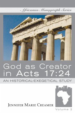 God as Creator in Acts 17:24 (eBook, ePUB)