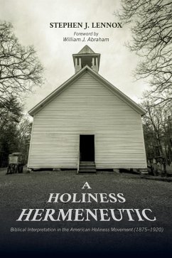 A Holiness Hermeneutic (eBook, ePUB)