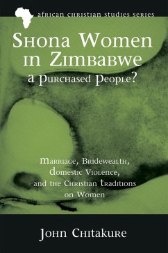 Shona Women in Zimbabwe-A Purchased People? (eBook, ePUB)