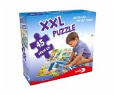 Noris 606031792 - XXL Riesenpuzzle Auf Steife mit der Polizei, 45-teilig, Puzzle