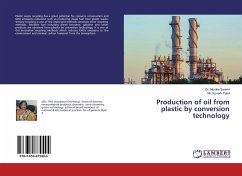 Production of oil from plastic by conversion technology
