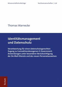 Cover Identitätsmanagement und Datenschutz (eBook, PDF)