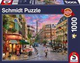 Straße zum Eiffelturm (Puzzle) Straße zum Eiffelturm (Puzzle)