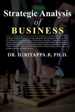 Strategic Analysis of Business (eBook, ePUB) - B, Hiriyappa