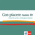 2 Audio-CDs zum Kurs- und Übungsbuch Italienisch / Con piacere nuovo B1