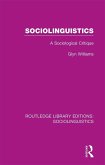 Sociolinguistics (eBook, PDF)