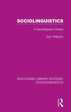 Cover Sociolinguistics (eBook, PDF)