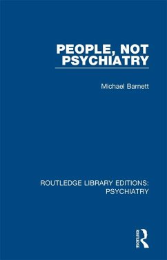 People, Not Psychiatry (eBook, ePUB) - Barnett, Michael