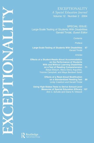 Large-scale Testing of Students With Disabilities (eBook, ePUB) Large-scale Testing of Students With Disabilities (eBook, ePUB)