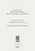 La litterature comme objet social II (eBook, PDF)