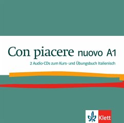 2 Audio-CDs zum Kurs- und Übungsbuch Italienisch / Con piacere nuovo A1
