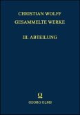 Wolffiana / Gesammelte Werke, Materialien und Dokumente .159, Bd.8