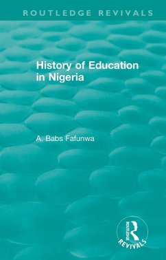 Cover History of Education in Nigeria (eBook, ePUB)