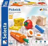 Selecta 62020 - Picknick, Motorikspielzeug, Holz, 13-teilig