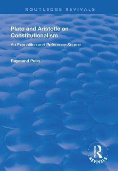 Cover Plato and Aristotle on Constitutionalism (eBook, ePUB)