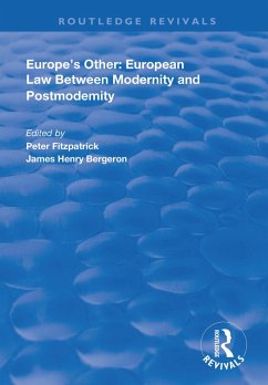 Europe's Other (eBook, PDF) - Fitzpatrick, Peter; Bergeron, James Henry