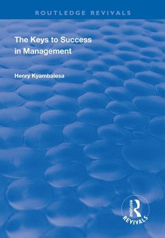 Cover The Keys to Success in Management (eBook, ePUB)