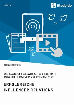 Erfolgreiche Influencer Relations. Wie reagieren Follower auf Kooperationen zwischen Influencern und Unternehmen? (eBook, PDF)