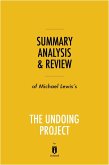 Summary, Analysis & Review of Michael Lewis's The Undoing Project by Instaread (eBook, ePUB)