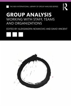 Cover Group Analysis: Working with Staff, Teams and Organizations (eBook, ePUB)