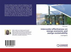 Intercooler-effectiveness on exergo-economic and exergo-sustainability