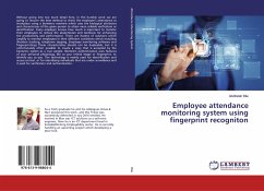 Employee attendance monitoring system using fingerprint recogniton
