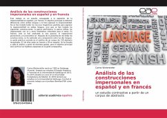 Análisis de las construcciones impersonales en español y en francés