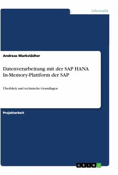 Datenverarbeitung mit der SAP HANA In-Memory-Plattform der SAP