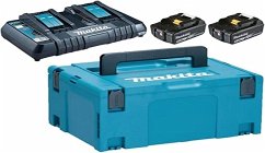 Makita Energy Kit 197629-2 2x BL1850B + DC18RD