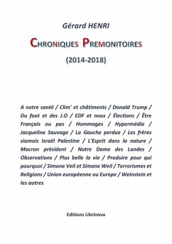 Cover Chroniques premonitoires (eBook, ePUB)