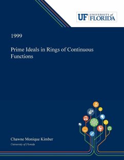 Prime Ideals in Rings of Continuous Functions - Kimber, Chawne