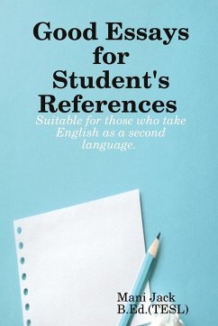 Good Essays for Student's References - Jack, Mani