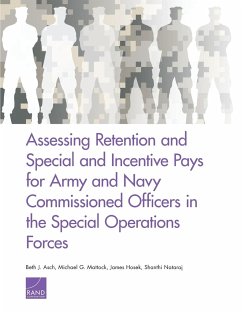 Assessing Retention and Special and Incentive Pays for Army and Navy Commissioned Officers in the Special Operations Forces - Asch, Beth J.; Mattock, Michael G.; Hosek, James