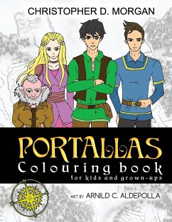 The PORTALLAS Colouring Book for kids and grown-ups - Morgan, Christopher D