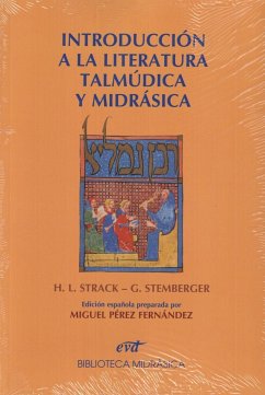 Introducción a la literatura talmúdica y midrásica - Stemberger, Günter; Strack, Hermann L.