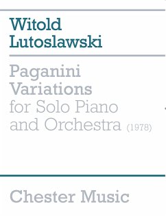 Cover Paganini Variations for Solo Piano and Orchestra