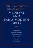 The Cambridge Grammar of Medieval and Early Modern Greek 4 Volume Hardback Set