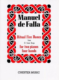 Cover Ritual Fire Dance from El Amor Brujo: For 2 Pianos, 4 Hands